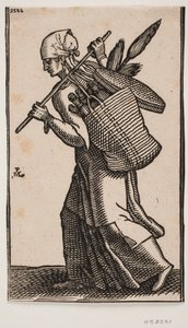 Broom Seller by Melchior Lorck