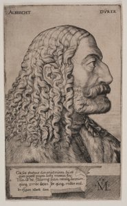 Portrait of Albrecht Dürer by Melchior Lorck