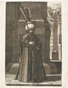 Portrait of Ismail, Ambassador of the Persian Shah Tahmasp I, Standing