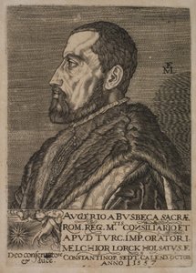 Portrait of Ogier Ghiselin de Busbecq, Imperial Envoy by Melchior Lorck