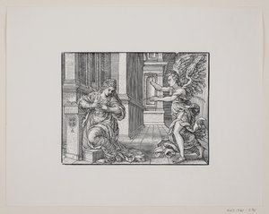 The Annunciation of the Virgin Mary by Melchior Lorck