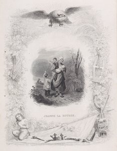 Jeanne the Redhead, from The Songs of Béranger, 1829 by Melchior Peronard