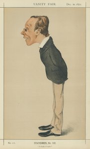 Mr Henry Fawcett (colour lithograph) by Melchiorre Delfico