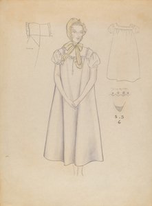 Nightgown and Cap by Melita Hofmann