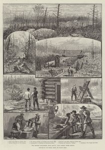 The Denison Gold-Mines, near Algoma, Lake Huron, Upper Canada by Melton Prior