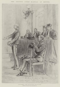 The Dreyfus Court-Martial at Rennes by Melton Prior