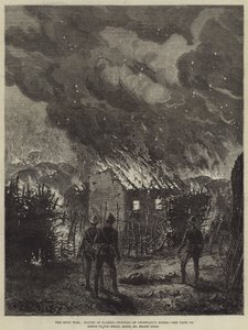 The Zulu War, Ulundi in Flames, Burning of Cetewayo