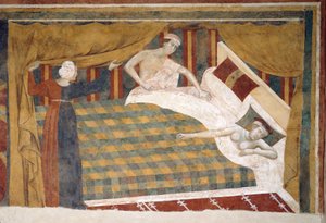 Profane Love Scenes: The Spouses Retired to Bed by Memmo di Filippuccio
