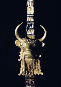 Head of a Bull, Decoration from a Harp, 2800-2300 BC