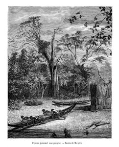 Fishing Dugout, Papua