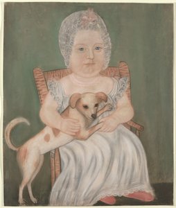 Child with Pet Dog by Micah Williams