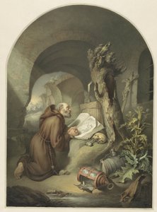 Praying Monk after G. Dou