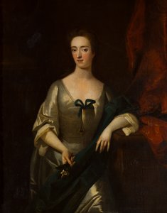 Portrait of Charlotte Lady Myddelton by Michael (circle of) Dahl
