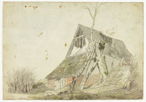 Farm House in Ruins by Michael Angelo Rooker