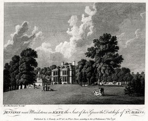 Jennings near Maidstone in Kent, the Seat of her Grace the Duchess of St Albans, 1776