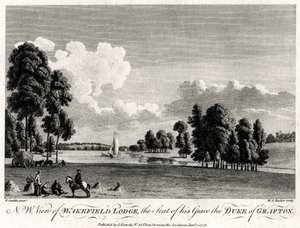 North West View of Wakefield Lodge, the Seat of His Grace the Duke of Grafton, 1776 by Michael Angelo Rooker
