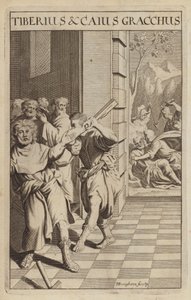 Tiberius and Caius Gracchus, Roman politicians by Michael Burghers
