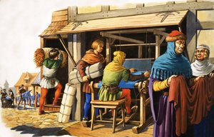 Weaving on a Loom