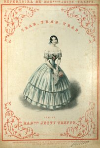 Trab, Trab, Trab (or, One Day While Gently Riding) Score Cover, from the Repertoire de Madelle Jetty Treffz
