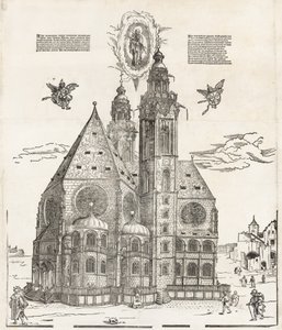 The New Church of the Beautiful Virgin at Regensburg by Michael Ostendorfer
