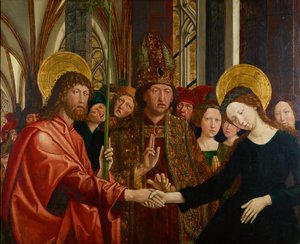 Marriage of Mary by Michael Pacher