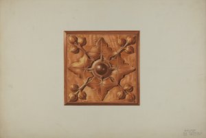 Mantel Carving by Michael Riccitelli