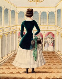 Masquerade Ball in the Dance Hall of Café Sperl by Michael Stohl