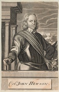Colonel John Hewson (engraving) by Michael Vandergucht