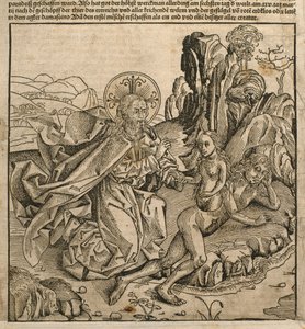 God the Father Creating Eve from Adam