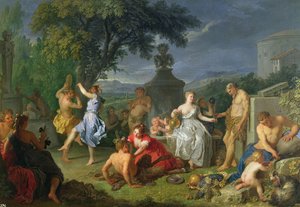 Bacchanal, 1719 by Michel Ange Houasse