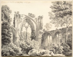 Inside the East End of Nettley Abbey by Michel Angelo Rooker