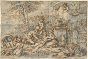 The Purification of Aeneas by Michel Corneille