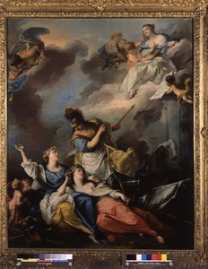 Allegory of the Peace of Vienna in 1606 by Michel Francois Dandre Bardon