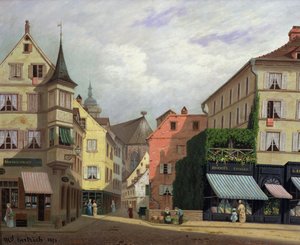 Maison Mathieu, Grand-Rue, Colmar, 1876