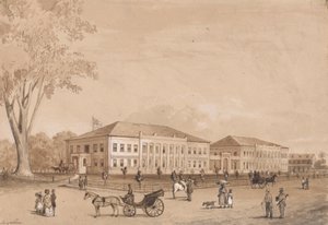 Government Buildings by Michel Jean Cazabon