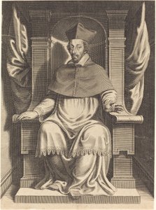 Armand Jean du Plessis, Cardinal Richelieu by Michel Lasne