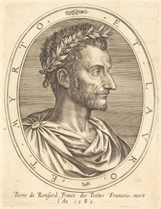 Pierre de Ronsard by Michel Lasne