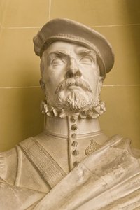 Copy of a Portrait Bust of Hernan Cortes