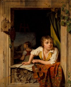 Painting and Music (Portrait of the Artist
