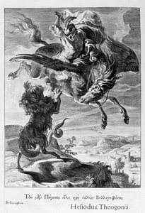Bellerophon fights the Chimera