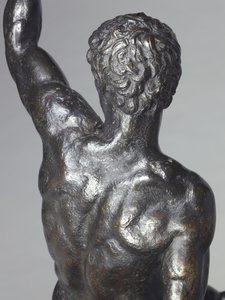 Nude bacchants riding panthers