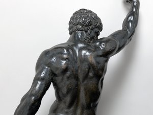 Nude bacchants riding panthers