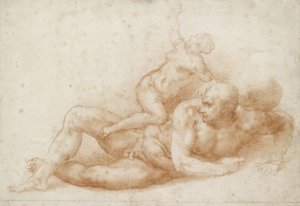 Samson and Delilah by Michelangelo Buonarroti