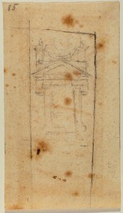 Sketch of a Window by Michelangelo Buonarroti