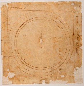 Sketches for the dome of Santa Maria del Fiore by Michelangelo Buonarroti