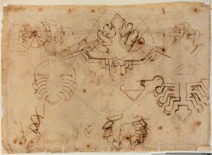 Studies for Fortifications by Michelangelo Buonarroti
