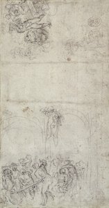 Study for The Last Judgment (verso) by Michelangelo Buonarroti