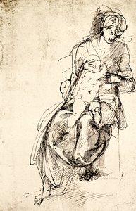 Study for the Madonna Statue in the Medici Chapel in Florence