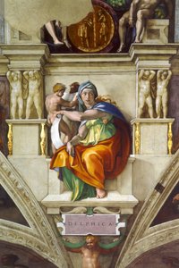 The Delphic Sibyl, Sistine Chapel Ceiling, Vatican