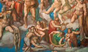 The Last Judgment, 1536-1541 by Michelangelo Buonarroti